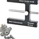 Shkalacar Brake Booster Push Rod Adjustment Tool, Brake Booster Push Rod for Braking Distance of Brake Pedal, Master Cylinder Push Rod Length Gauge Suit for Most Brake Boosters with Adjustable Pins