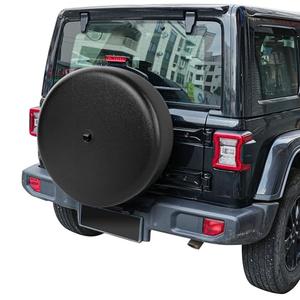 Moonet Tire Cover with Camera Hole, for Jeep Wrangler JL with Back-up Camera, Sport & Sahara (2018-2025), Fits 245/75R17, 255/75R17, 255/70R18