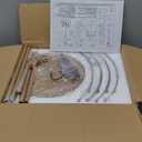 Gold Chandeliers for Dining Room Light Fixture, 4Light Foyer Lighting Fixtures Pendant Lights Kitchen Island, Adjustable Modern Farmhouse Chandelier for Entryway Bedroom Bathroom Foyer Living Room