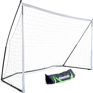 QuickPlay Kickster Elite Portable Soccer Goals - Ultra Fast Setup Weighted Training Goals for Backyard, Turf & Indoor Use - Durable Soccer Nets for Home & Team Practice