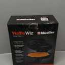 Mueller Heart 5 Waffle Maker, Waffle Iron, Adjustable Browning Control & Nonstick, Cool Touch Handle, Easy to Clean, Small Kitchen Appliances