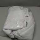 Fitable Faux Linen White Tablecloths 60 x 84 Inch - 2 Pack Textured Table Clothes for Rectangle Tables, Wrinkle-Proof Faux Burlap Table Covers for Dining, Farmhouse, Outdoor Picnic, Camping