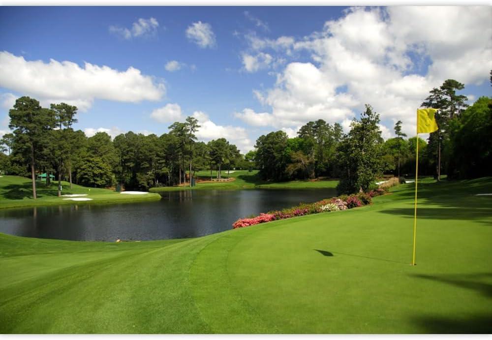 Golf Course Backdrop 10x8ft Green Vinyl Multi-purpose Occasion Type Includes 1x Vinyl Backdrop