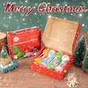 Christmas Lollipops, 24-Pack Christmas Candy, Individually Wrapped, Fruit Flavored Suckers Bulk For Festive Treats