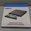 External DVD Drive USB 3.0 USB C CD Burner CD/DVD +/-RW Optical Drive, Slim Portable DVD CD ROM Rewriter Writer Duplicator for Laptop Desktop PC Windows 11/10/8/7 MacBook Mac Linux OS Apple