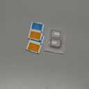 Misxi 2 Pack Hard PC Case with Tempered Glass Screen Protector Compatible with Apple Watch SE 3 (2025) SE 2 SE Series 6 Series 5 Series 4 40mm, 1 Rose Pink + 1 Transparent