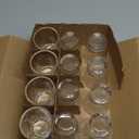 OBTANIM 12 Pack Shot Glasses, 1.5 oz Clear Shot Glass Cups Set with Heavy Base for Bar Restaurants Home