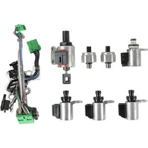 JF011E RE0F10A CVT Transmission Solenoid Kit, Compatible with Altima Rogue Sentra Caliber 2.0L 2.4L 2.5L, Automotive Transmission Solenoids Valve Sensor Replace Part