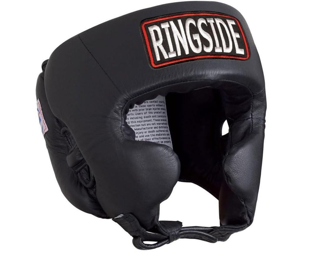 Ringside Competition Boxing Muay Thai MMA Sparring Head Protection Headgear with Cheeks, Large