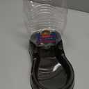 Flexzion Automatic Gravity Pet Waterer for Cat & Dog - Non-Skid & Easy-Clean Auto Replenish Water Dispenser Drinking Bowl (1/4 Gallon/ 900ml), Black