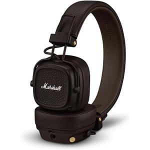 Marshall Major V On-Ear Wireless Bluetooth Headphones - Brown