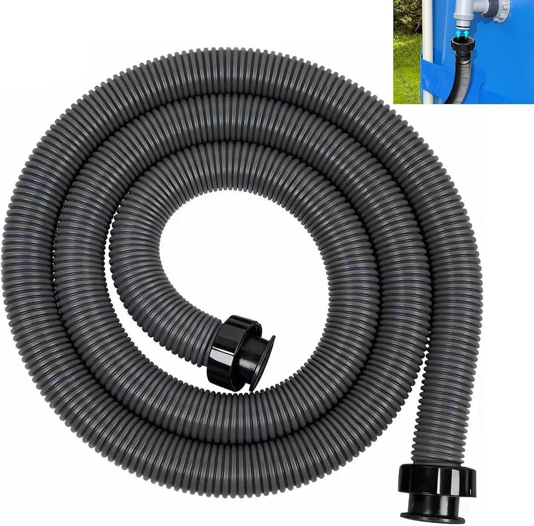 BW58368 10ft Pool Hose For Above Ground Pools, 1.5 Inch Diameter Swimming Pool Replacement Hose for Filter Pump, Saltwater System, Sand Filters Accessories