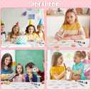 Simgoing 20 Set Donut Ceramic Painting Kit DIY Ceramic to Paint Your Own Donut Figurines Unpainted Plaster Arts and Craft for Adults Birthday Party Favors