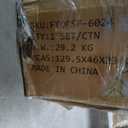 Modern Black 6 Drawer Dresser, Wide Large Storage Chest of Drawers for Bedroom Living Room Hallway