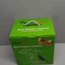 PeckCam Bird Feeder with Camera Solar Powered, AI Identify & Auto Capture with 32GB Card, 2K HD Live Video Smart Bird Feeder Camera Instant Notifications in Backyard, Gift for Bird Lovers (Green)