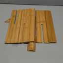 Noamus 2 Pack Bamboo Book Binding Cradle with 2 Awls, Wood Signature Hole Punching Tool Set with Piercing Guide, Portable Bookbinding Supplies Kit for DIY Crafts, Notebook Journals Planners, Starter