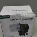 DXOPHIEX WiFi Fish Feeder Automatic Fish Feeder Automatic Dispenser Vacation for Aquarium and Turtle Tank with Feeding Ring