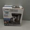 BLACK+DECKER Split Brew 12-Cup Digital Coffee Maker, CM0122, Iced or Hot Coffee, Programmable, Quick Touch, 4-Hour Keep Warm