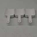 Remco 6400X Color-Coded Plastic Hand Scoop - BPA-Free, Food-Safe Scooper, Commercial Grade Utensils, Restaurant and Food Service Supplies, Large 32 Ounce Size, White 3 Pack