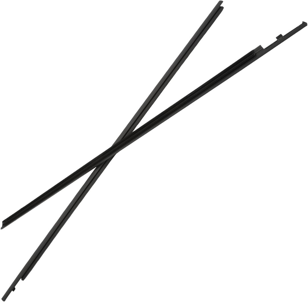 72450-TBG-A01 Car Weatherstrip, Window Trim Seal Strip Fit for Civic Coupe 2016 2017 2018 2019 2020 2-Door, Outer Door Window Molding Replace 72410-TBG-A01 (2pcs, Left and Right)
