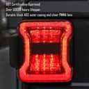 Smoked LED Tail Lights for Jeep Wrangler JL JLU 2018-2022 [Not Include Blind Spot Detection] [DOT Approved] [OE Style] [Plug n Play]