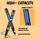 48 Acrylic Paint Markers, Acrylic Paint Pens with Brush Tip No-Bleed, Automatic Ink, Fabric Markers for Rock, Metal, Glass, Wood, Canvas, Ceramic, Plastic, DIY Craft, Art Supplies