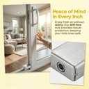 2 x Window Locks Window Stopper for Horizontal Sliding Windows Sliding Glass Door Lock with Keys Window Opening Control Device No Drill Easy Install