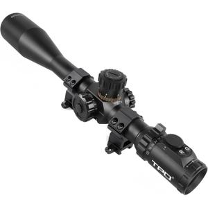 KT12-60X60SAL Long Range Rifle Scope 35mm Tube Side Parallax Adjustment with Scope Rings