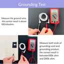 2-Pack 15ft White Grounding Cords - Universal Grounding Cable for Mats, Pads, Sheets & Bed Systems