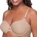 warner's Women's No Side Effects Underarm-Smoothing Comfort Underwire Lightly Lined T-Shirt Bra 1356 (40C)