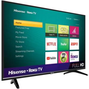 Hisense 40-Inch LED 1080p Full HD Smart TV DTS TruSurround Sound Game Mode Motion Rate Compatible with Alexa & Google Assistant 40H4030F 