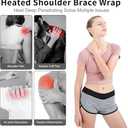 Shoulder Heating Pad Heated Wrap - 3 Heat Levels Heating Pad