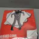 Morph Scary Clown Costume for Adults, Killer Clown Costume Men and Women, Halloween Scary Outfit, Creepy Horror Suit, 2 heads (X-Large)