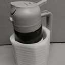 TrendPlain - Original 16oz/470ml Olive Oil Dispenser Bottle for Kitchen Gadgets and Air Fryer Accessories - Olive Oil Sprayer for Cooking w/Stickers - Ash