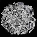 YATOJUZI 1LB Clear Quartz Crystal Points 1.2"-2" Bulk Natural Irregular Polished Stones Wands Gemstones Wholesale Reiki Energy Balancing Chakra Crystals Stone for DIY Handmade Meditation Divination