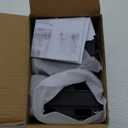 Glass Door Lock with 3 Keys Fits on 10 mm to 12 mm Door, Frameless Push Sliding Door Lock Security with Double Swing (Black)