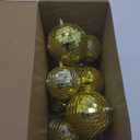 50 Pcs Disco Balls Reflective Disco Ball Decorations Hanging Disco Ball Ornament Different Sizes Mirror Ball for Home Decor, Party, Club (Gold)