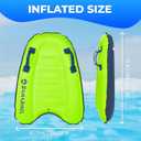 Premium Kids Inflatable Boogie Board Lightweight Swimming Floating Surfboard for Beach & Pool Fun Durable Inflatable Surf Body Board for Wave Riding Summer Pool Floats & Beach Toys