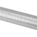 2" x 16.5" Length Universal Stainless Steel Exhaust Flex Pipe, 2 Inch Flexible Exhaust Pipe