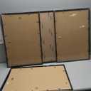 16x24 Picture Frame Set of 4, Black 16 x 24 Frame High Transparent Wall Gallery Poster Canvas Photo Frames for 16 by 24 inches