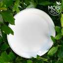 Paper Plates, 100% Compostable-[10 Inch by 0.5" deep]-Heavy Duty Disposable Plate - [125-Pack] - (BPI Certified) - (PFAS-Free) - Eco-Friendly, Biodegradable Bagasse 10" Dinner Plates by MOBI Ecoware