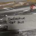 Corner Shower Caddy Tension Pole: Adjustable Rustproof 4-Tier Inside Bathroom Organizer - 47-121 inch Quick Installation Bathtub Shelves for Shampoo Storage - Rod Floor Standing Bath Rack (Silver)