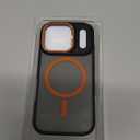 Magnetic 3 in 1 for iPhone 17 Pro Case, [Omni-Directional Protection] with 1x Screen Protector + 1x Camera Cover, [Seamless Work with Magsafe] Shockproof Slim Thin Case for iPhone 17 Pro Cosmic Orange