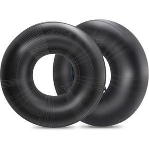 2Pack 20x8.00-8, 20x10.00-8 Lawn Mowers Tubes with TR13 Straight Valve Stem,Heavy Duty Replacement Inner Tubes for Garden Trailer Tractor Golf Cart