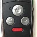 Remote Control Car Key Case 2/3/4 Buttons Flip Folding Key Shell Car Remote Key Fob Cover Blank Fob Uncut Blade, for CRV Accord Civic Odysse,2 Buttons