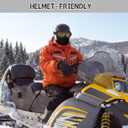 2 Pack Winter Neck Warmer Gaiter with Snow Ski Goggles Snowboard Motorcycle Goggles with Fleece Windproof Face Mask for Men Women Skiing Fishing Hiking Cycling