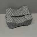 Knee Pillow for Side Sleepers,Memory Foam Leg Pillow for Side Sleeping Between Knees,Knee Cushions for Hip,Back,Joints,Sciatica Pain Relief Pillows,Spinal Alignment Support,Grey