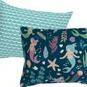 All-in-One Zippered Bedding Set for Kids Comforter, Fitted Sheet, Pillowcase, & Sham Set, for Hard-to-Make Beds - 100% Hypoallergenic & Vegan. This Set Glows in THE Dark!, Full