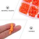 160 PCS Snowman Noses for Crafts,Christmas Carrot Nose Snowman Craft Accessories for Christmas Winter Holiday DIY Decorations Supplies