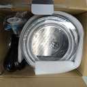 Spacekey Milk Frother, 4-in-1 Electric Frother for Coffee, 10.1oz/300ml Automatic Warm and Cold Foam Maker with Mute Mode, Temperature Control Milk Steamer for Latte, Easy to Clean